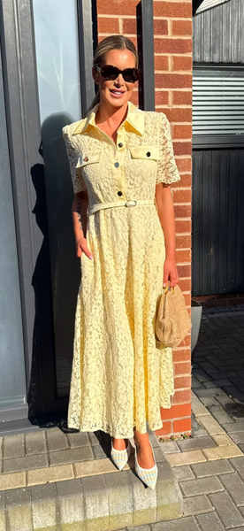 CICI dress lemon