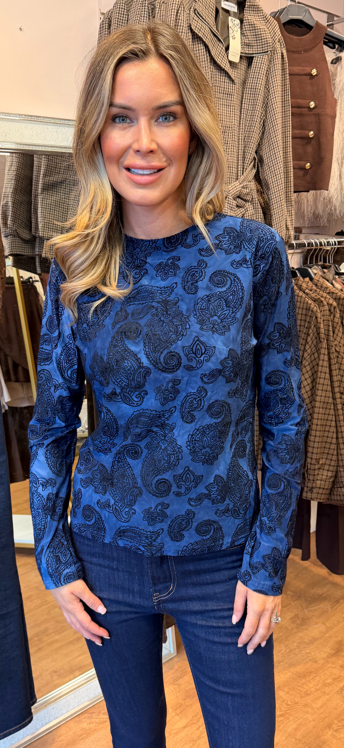 IRIS top blue