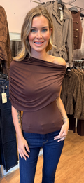 FAYE TOP brown
