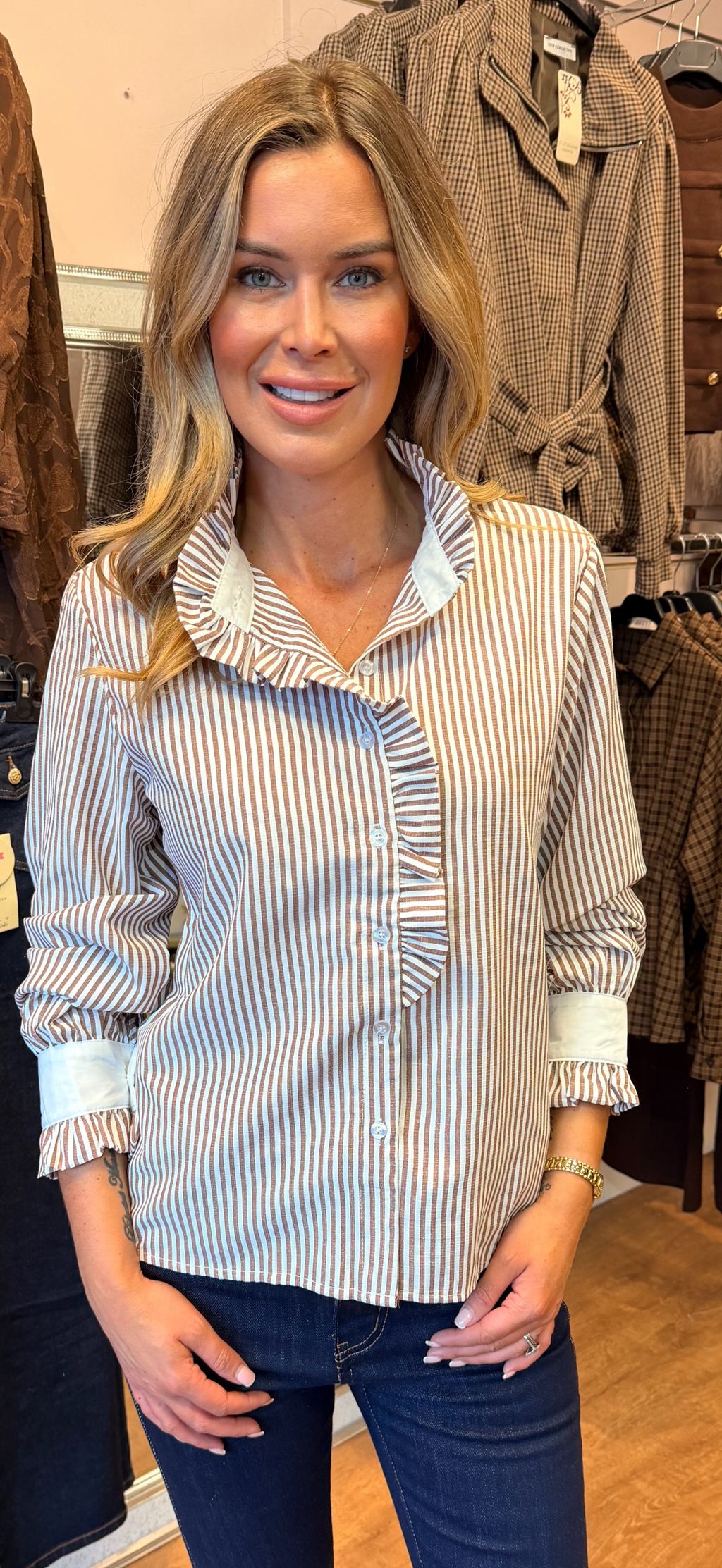 CONNIE SHIRT beige