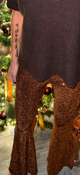 SPARKLE trousers toffee