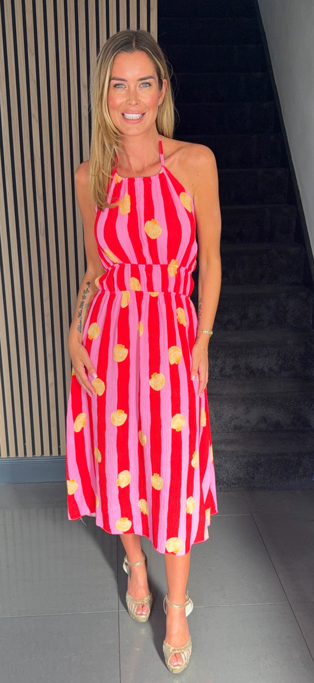LAUREN dress red