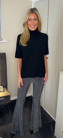 SPARKLE trousers silver