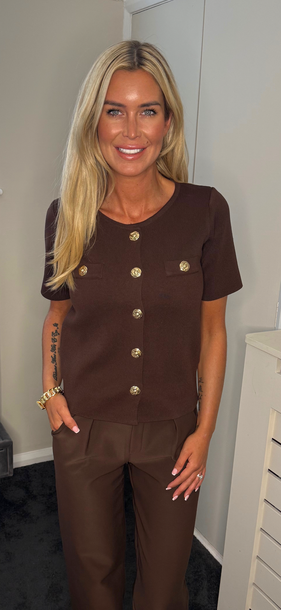 CIARA top/jacket brown