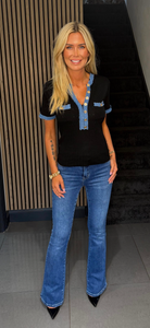 Denim tshirt black