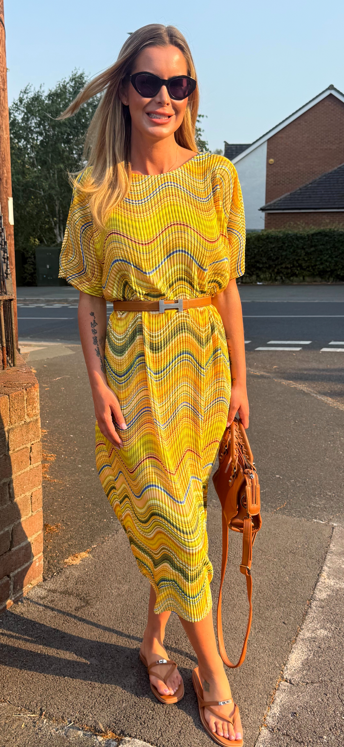 YVONNE dress lemon