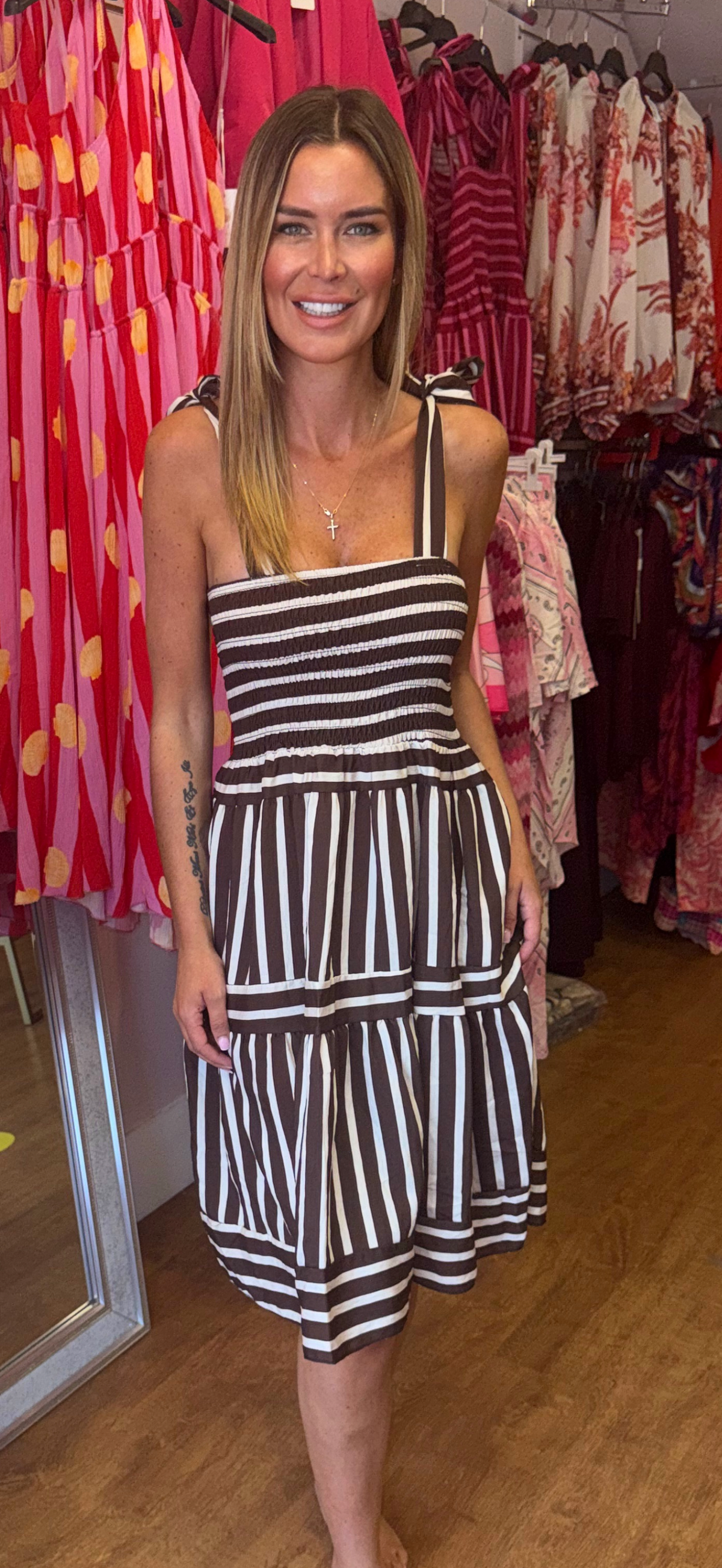 JOLIE dress brown
