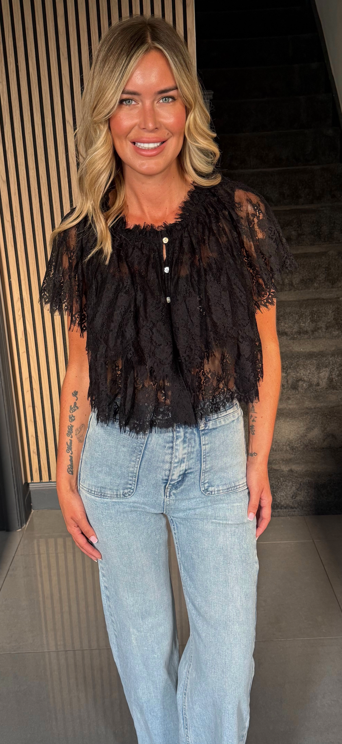 GINNY TOP black