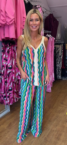ABBIE two piece set multi