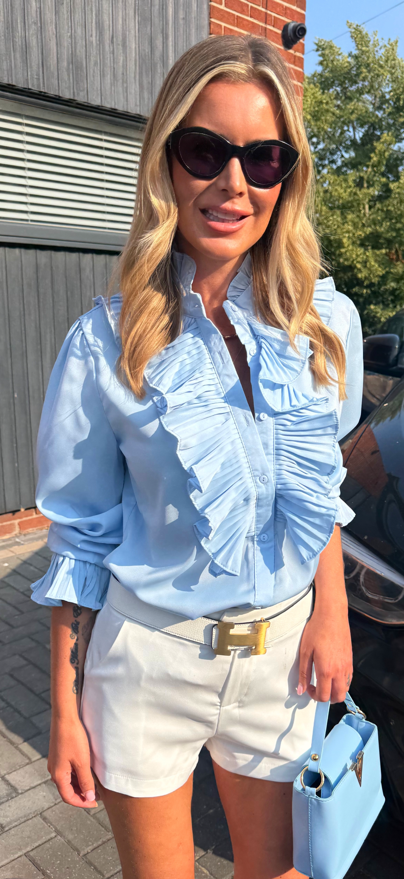 ANNIE shirt sky blue