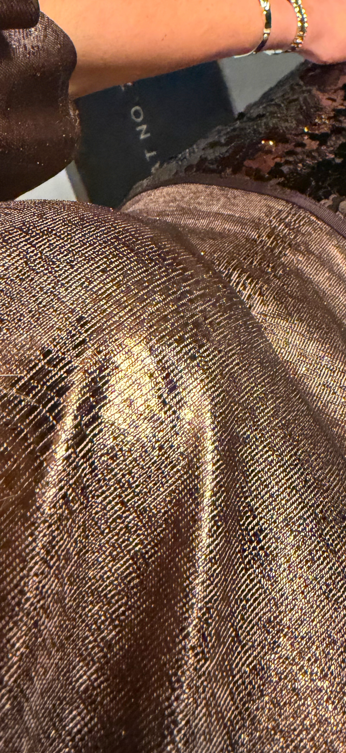 Snake print top brown
