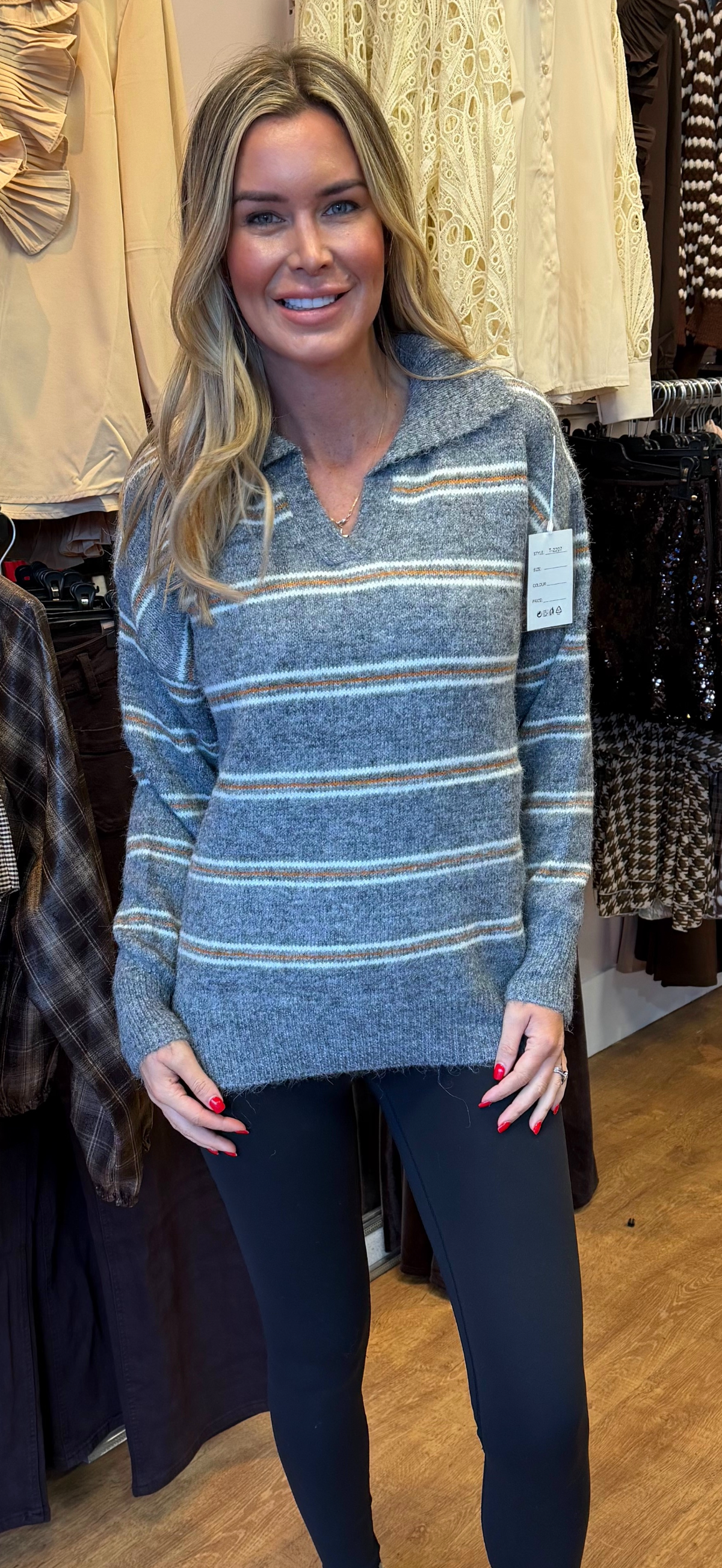 TINA jumper grey
