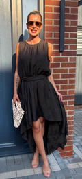 CHRISTINE dress brown