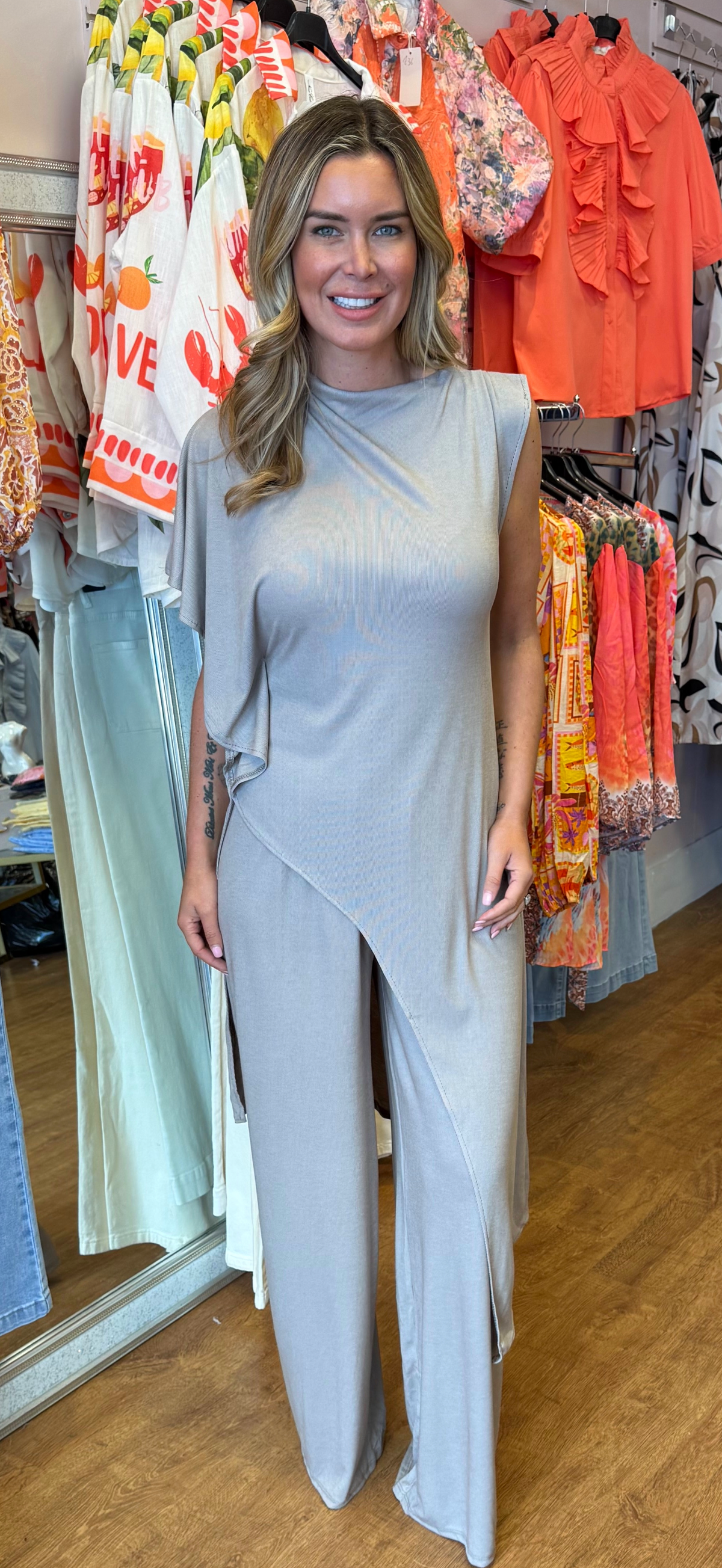 LORETTA SET taupe
