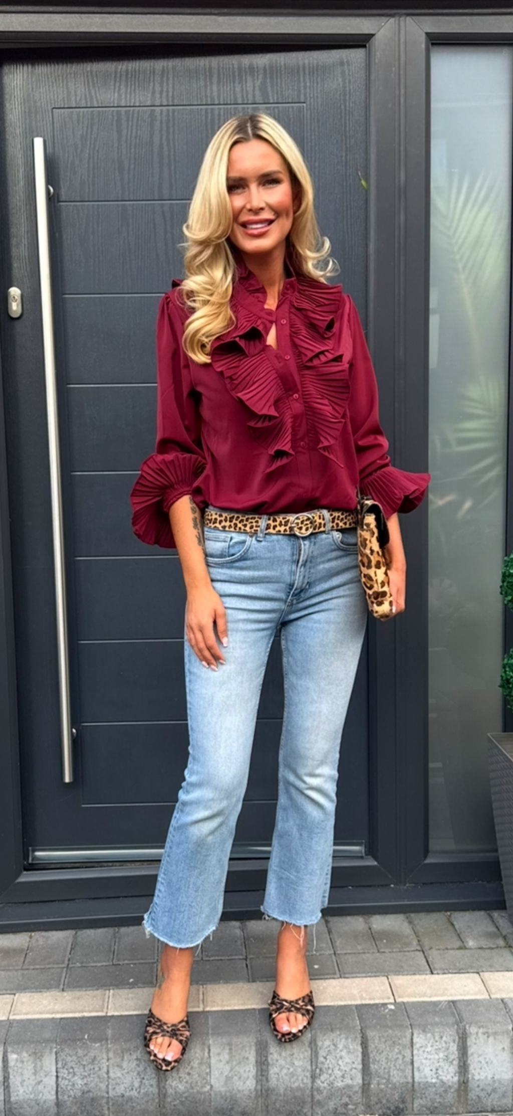 ANNIE shirt wine