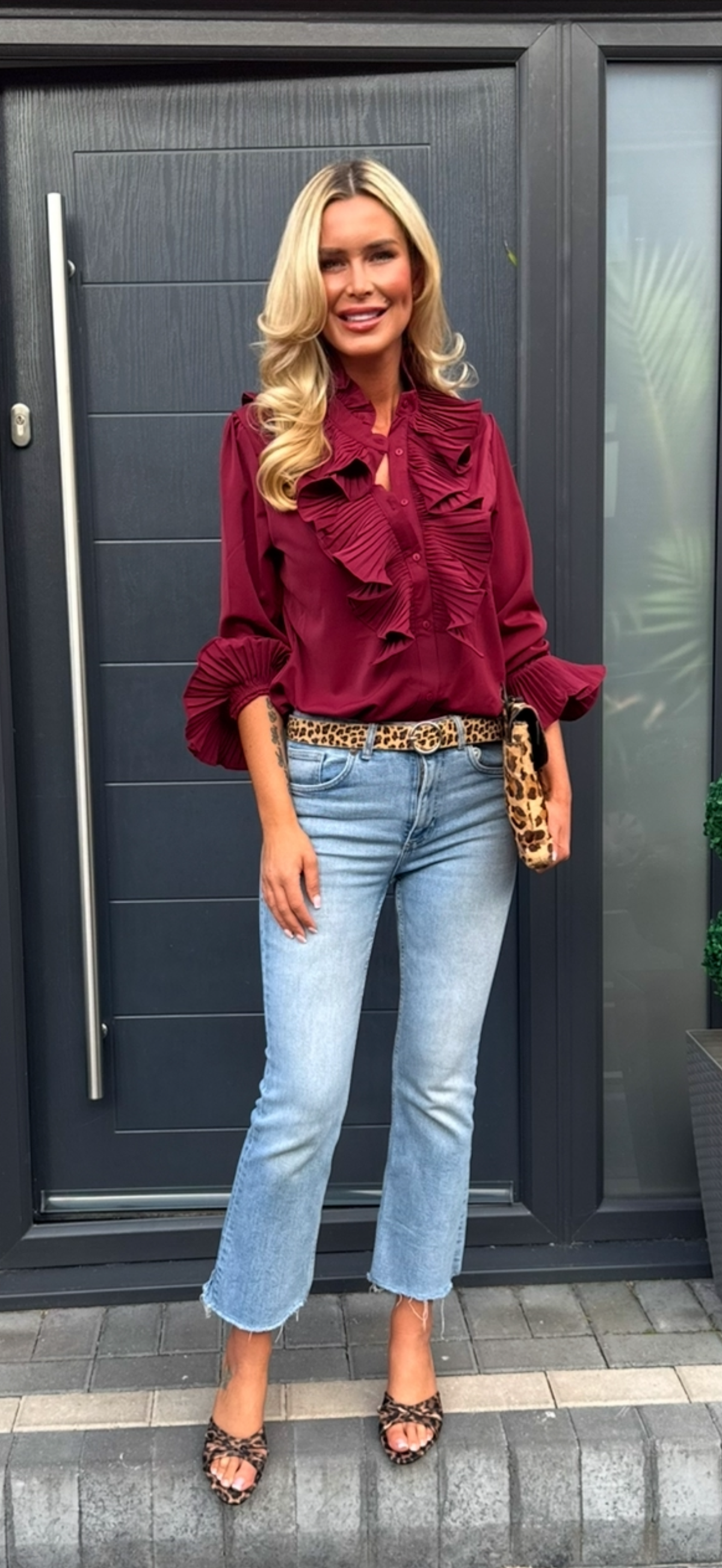 ANNIE shirt wine