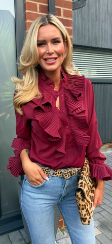 ANNIE shirt wine (new shade)