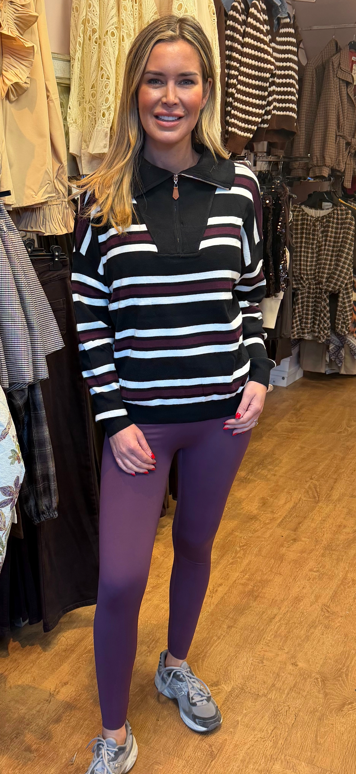 Active leggings plum