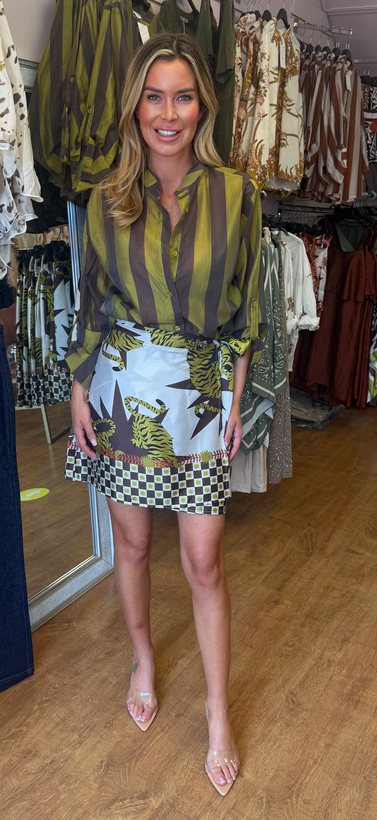 ALLY SKIRT khaki