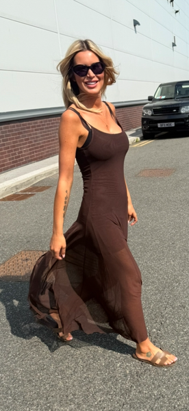 IMOGEN DRESS brown