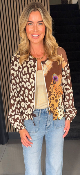 PEARL jacket brown