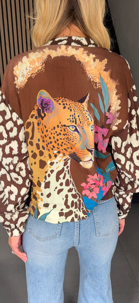 PEARL jacket brown