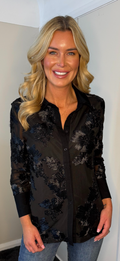 SOPHIA shirt black