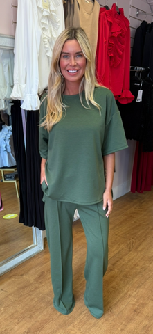 Pre order CARLA SET khaki 15/9/25