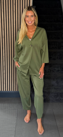 NINA two piece set khaki