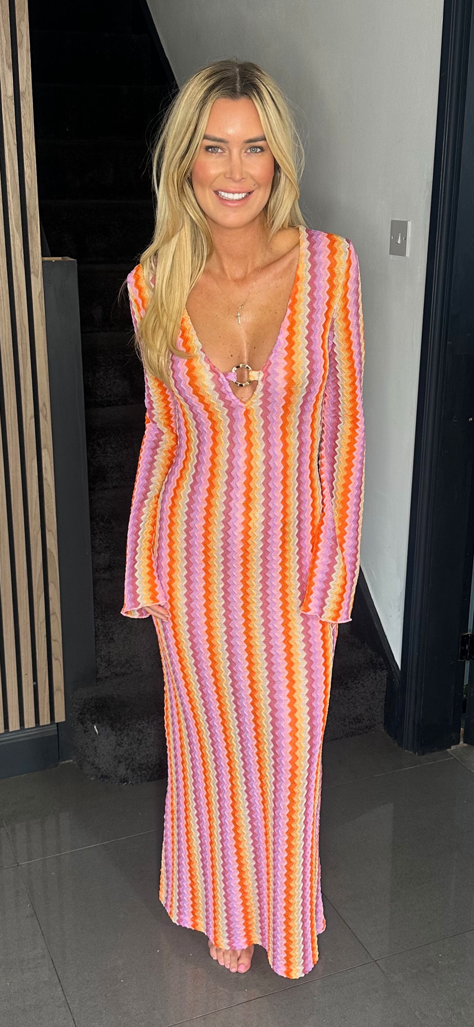 Vera kaftan pink