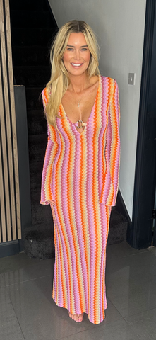 Vera kaftan pink