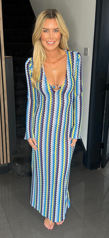 Vera kaftan blue