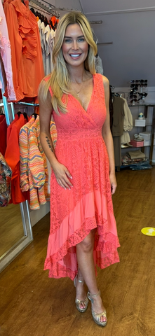 GISELLE dress coral