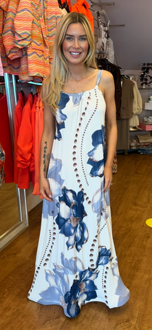 CLEO dress blue