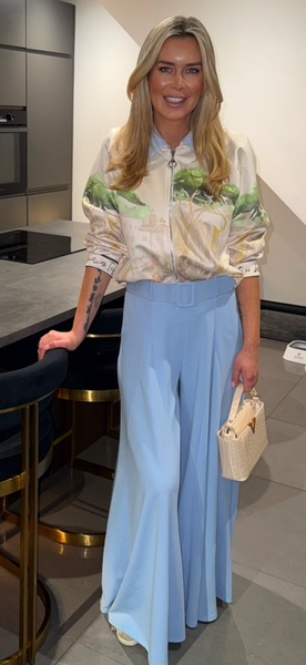 PALAZZO TROUSERS sly blue