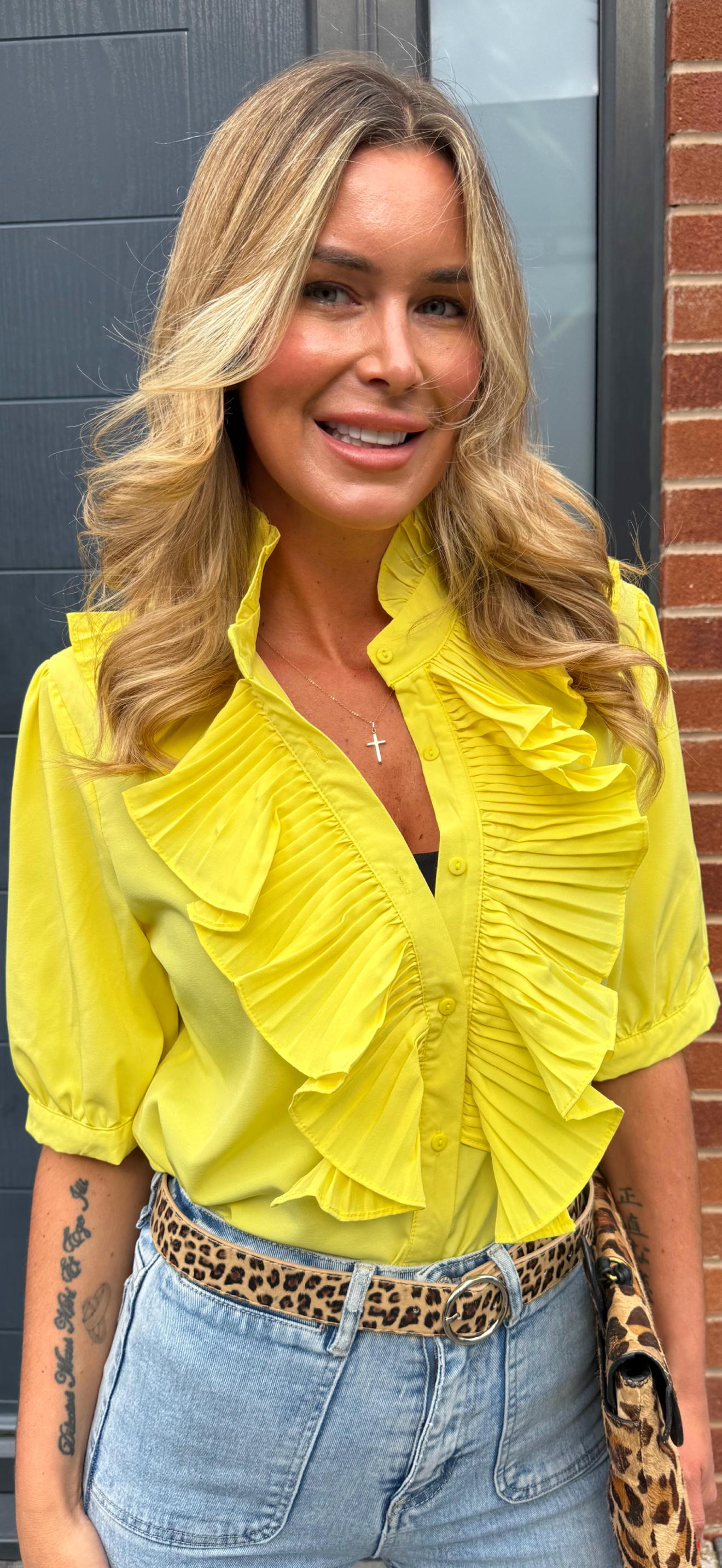 ARABELLA shirt lemon