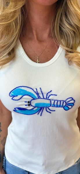 Lobster vest blue