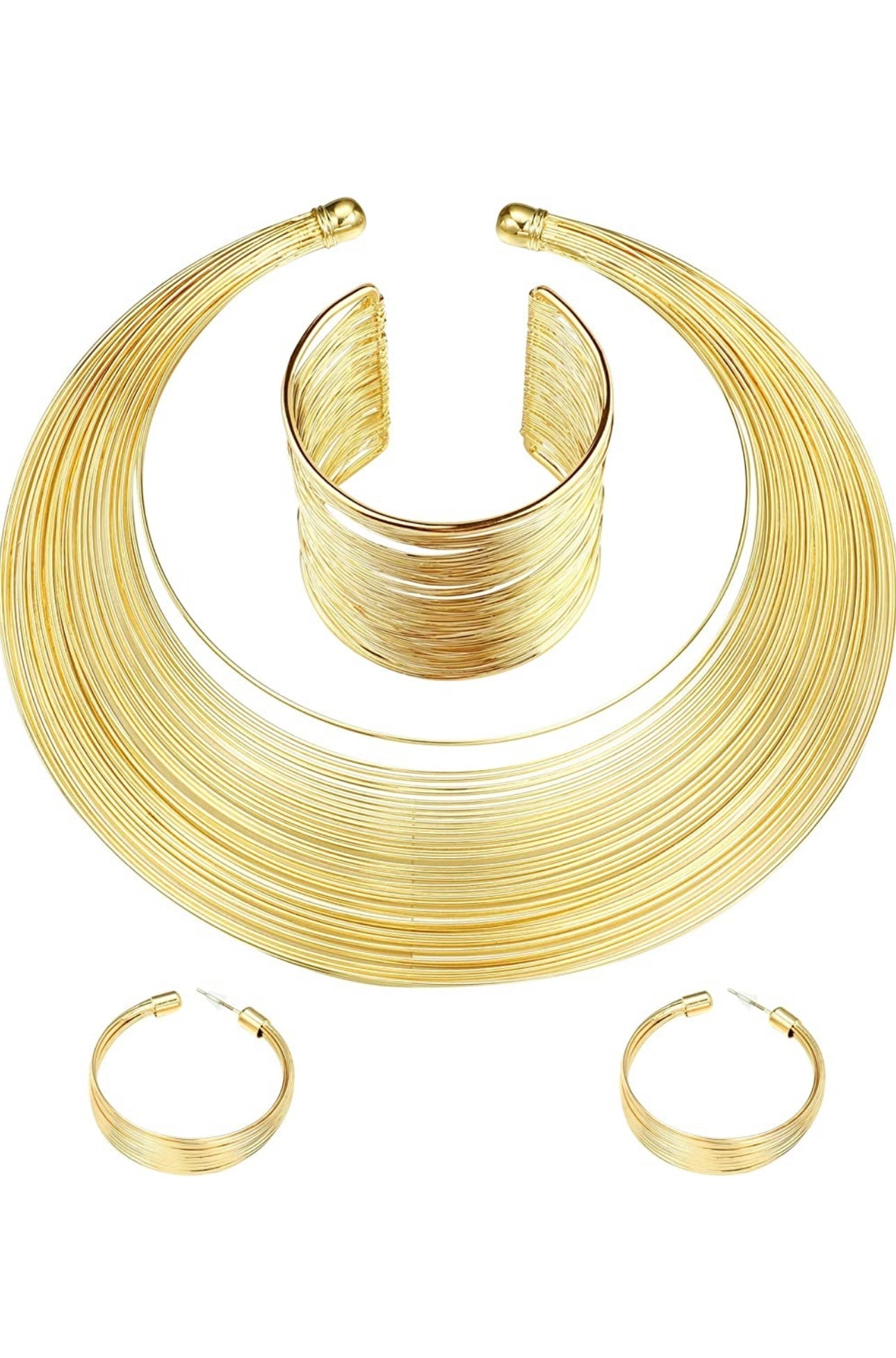 Jewellery set gold