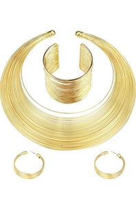 Jewellery set gold