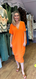 AMARI dress orange