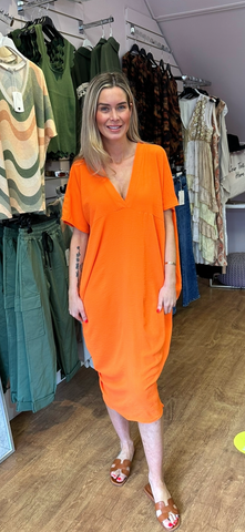 AMARI dress orange
