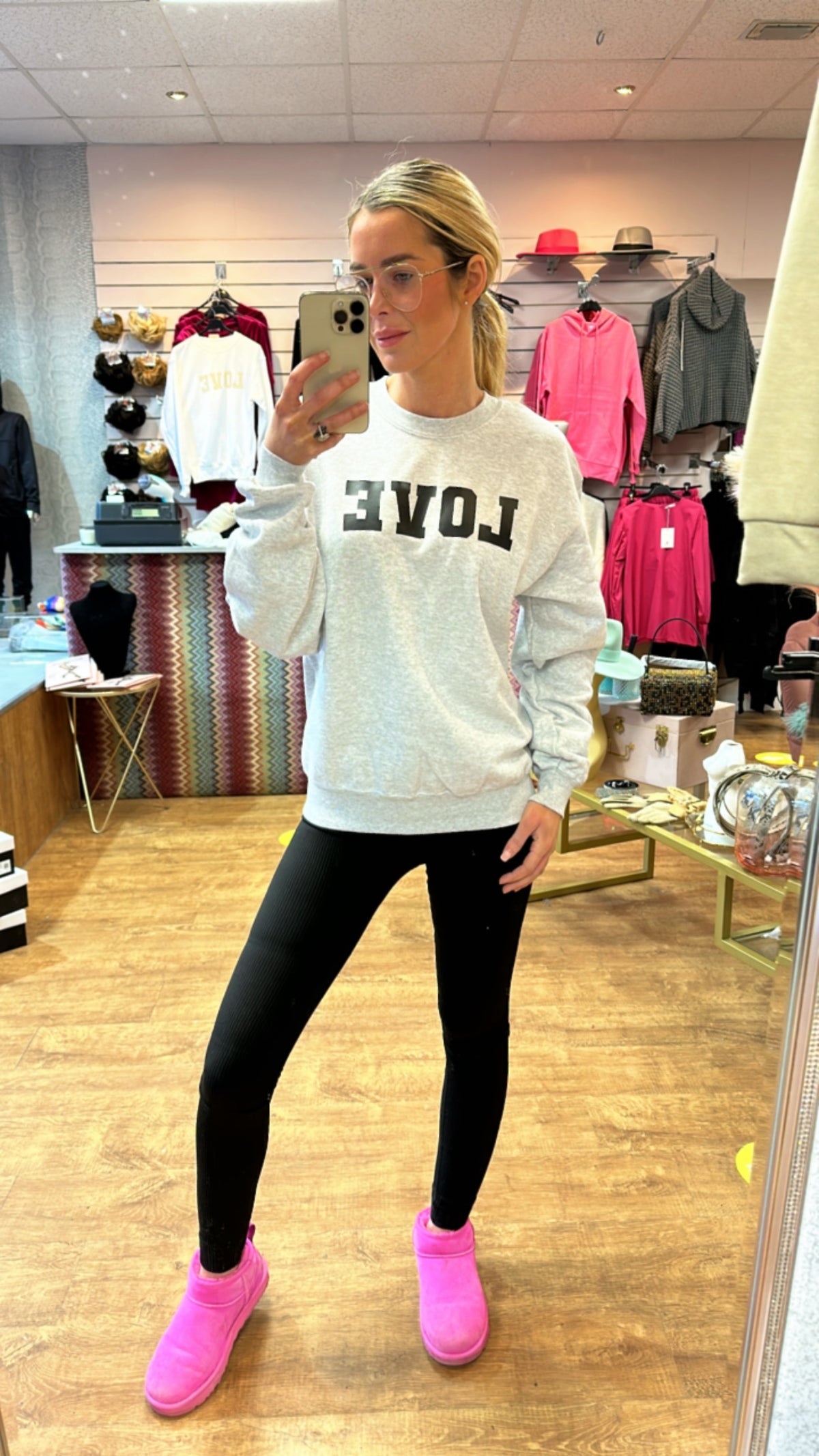 LOVE black/grey sweatshirt