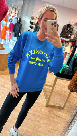 Brooklyn sweatshirt blue