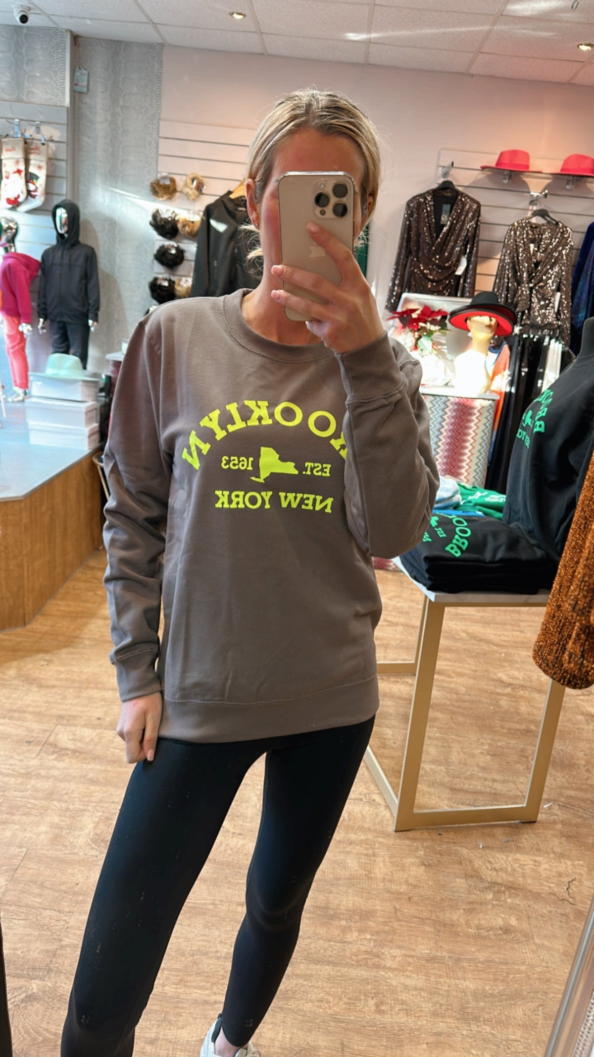 Brooklyn sweatshirt steel grey