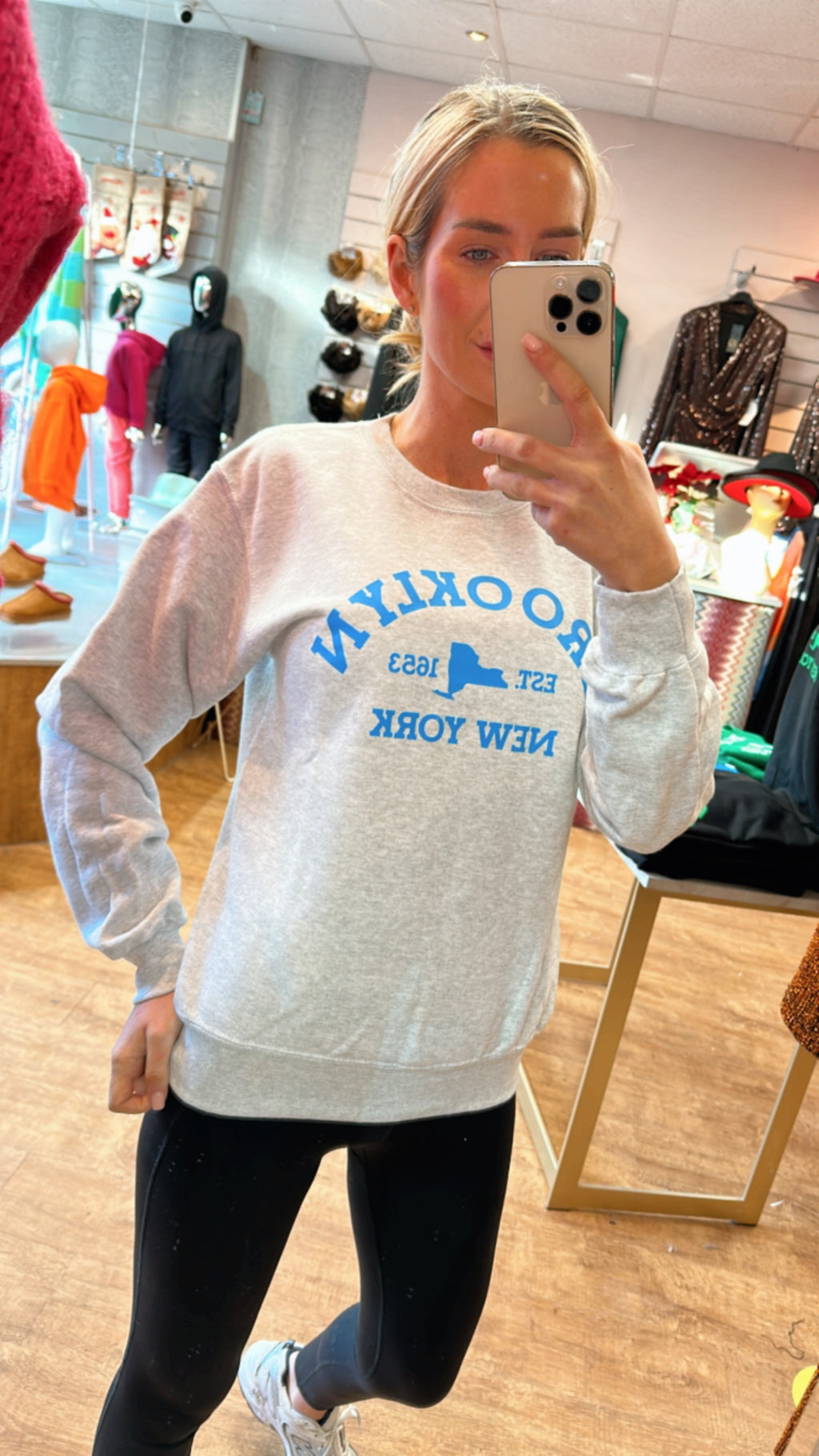 Brooklyn sweatshirt grey