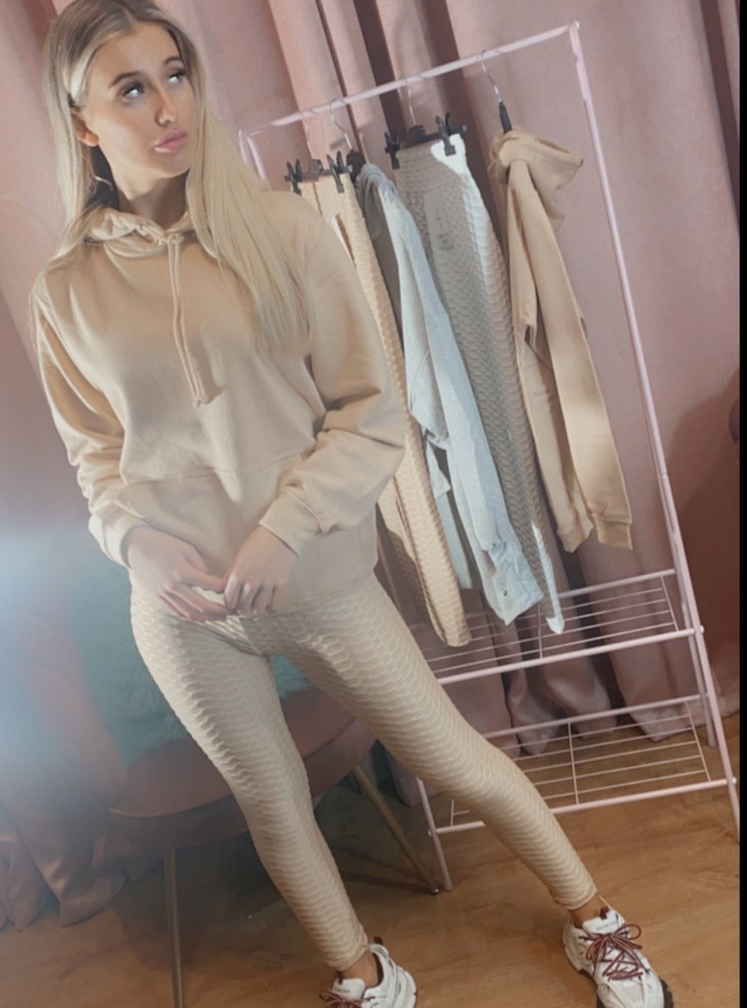Nude hoodie
