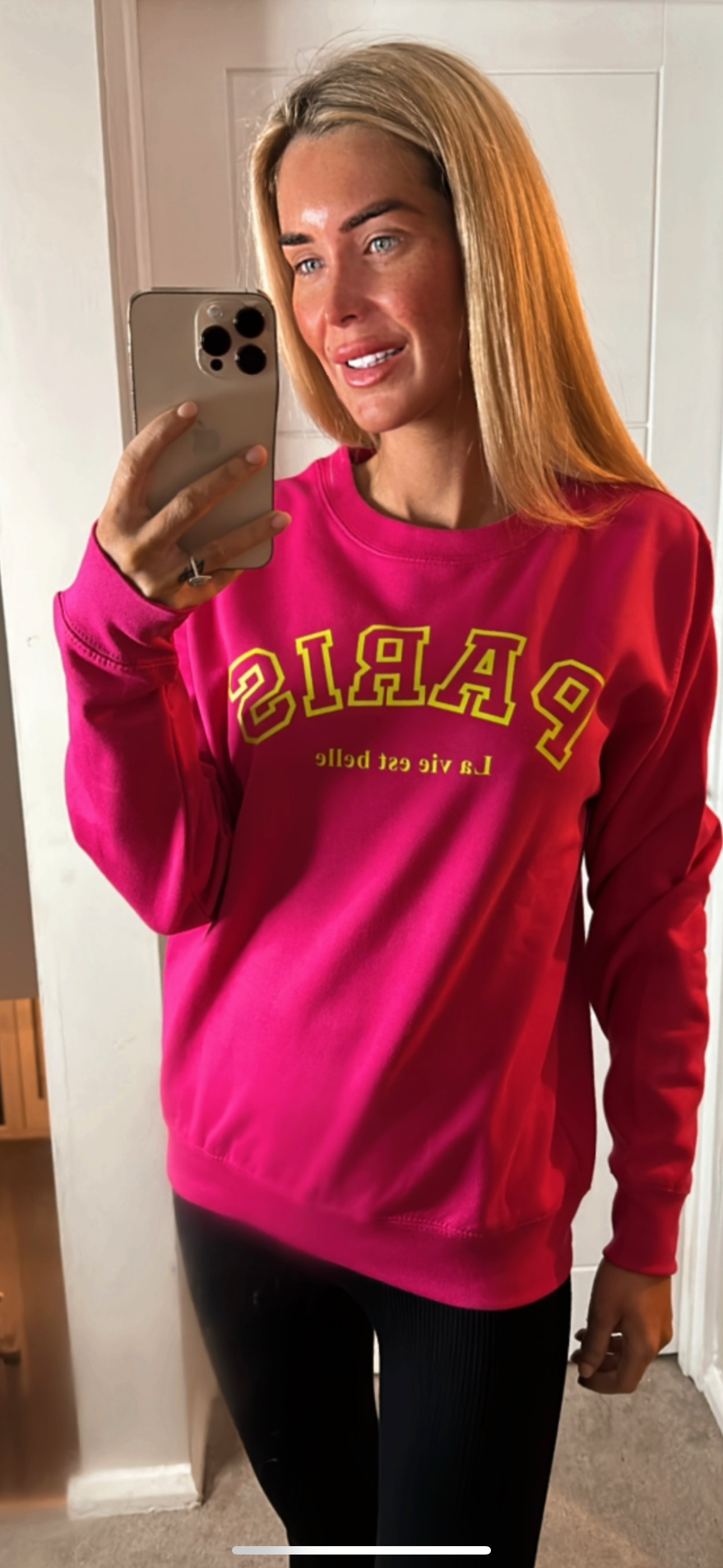 PARIS sweater pink