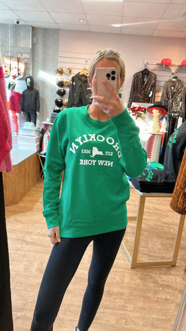 Brooklyn sweatshirt green