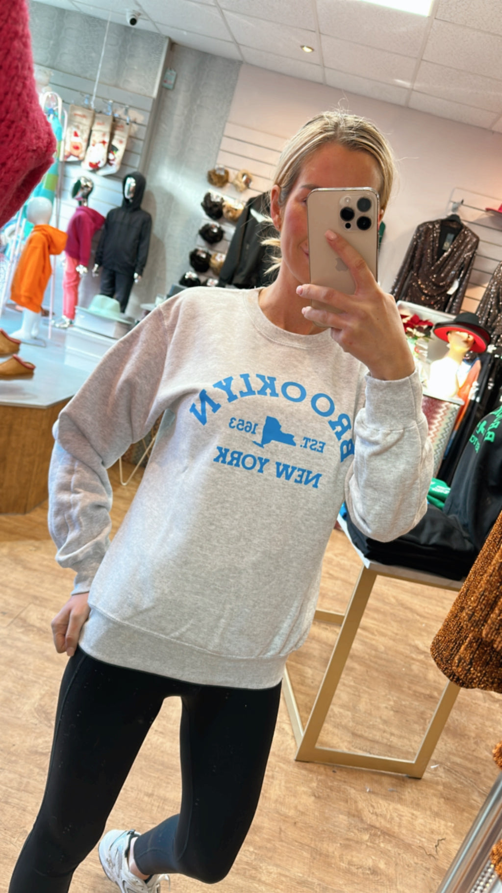 Brooklyn sweatshirt grey