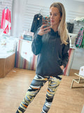 charcoal hoodie oversized